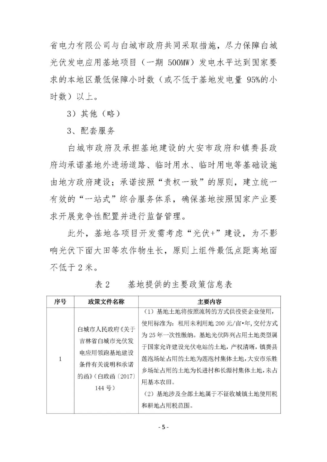 總計0.5GW 第三批首個光伏領跑者基地白城優(yōu)選方案公布