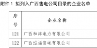 廣西新公示2家<font color=