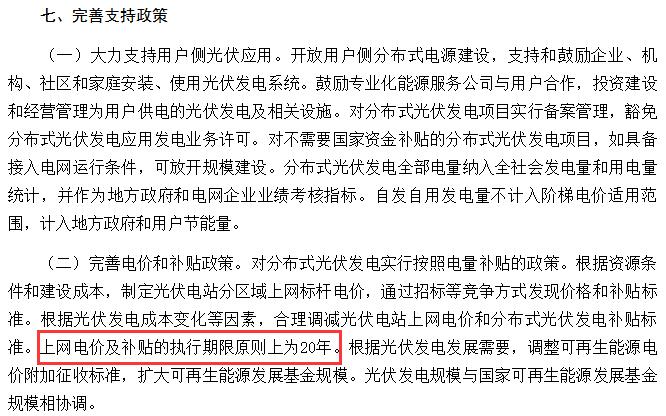 光伏補(bǔ)貼是不是20年以后就取消了？