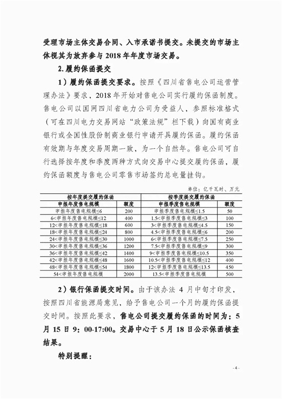 四川2018年度電力直接交易1號公告：風(fēng)電、光伏、部分水電企業(yè)可參與直接交易