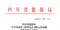 【四川電力交易中心】售電公司復(fù)函（第三批）