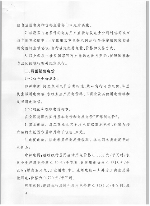 西藏調整上網電價 集中式與分布式光伏全額上網模式由0.25元降至0.1元