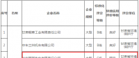 甘肅省2017年工業(yè)企業(yè)環(huán)境保護標(biāo)準(zhǔn)化建設(shè)暨環(huán)境信用評價等級評定結(jié)果：涉及8個火電企業(yè)