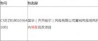 國華（齊齊哈爾）風(fēng)電有限公司富裕風(fēng)電場(chǎng)風(fēng)機(jī)機(jī)艙內(nèi)吊車技改項(xiàng)目中標(biāo)候選人公示